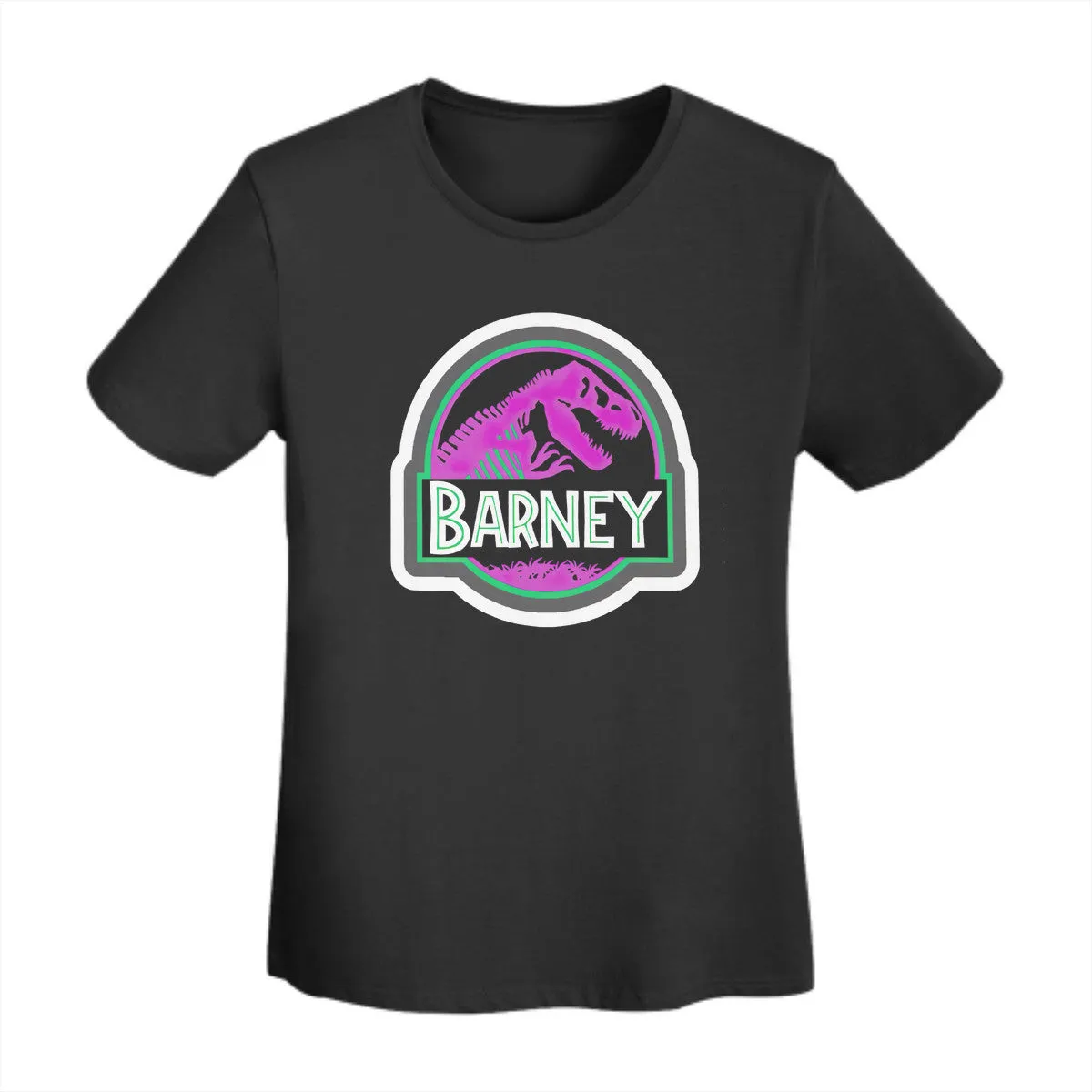 Barney Jurassic Park Logo Women's T-Shirt