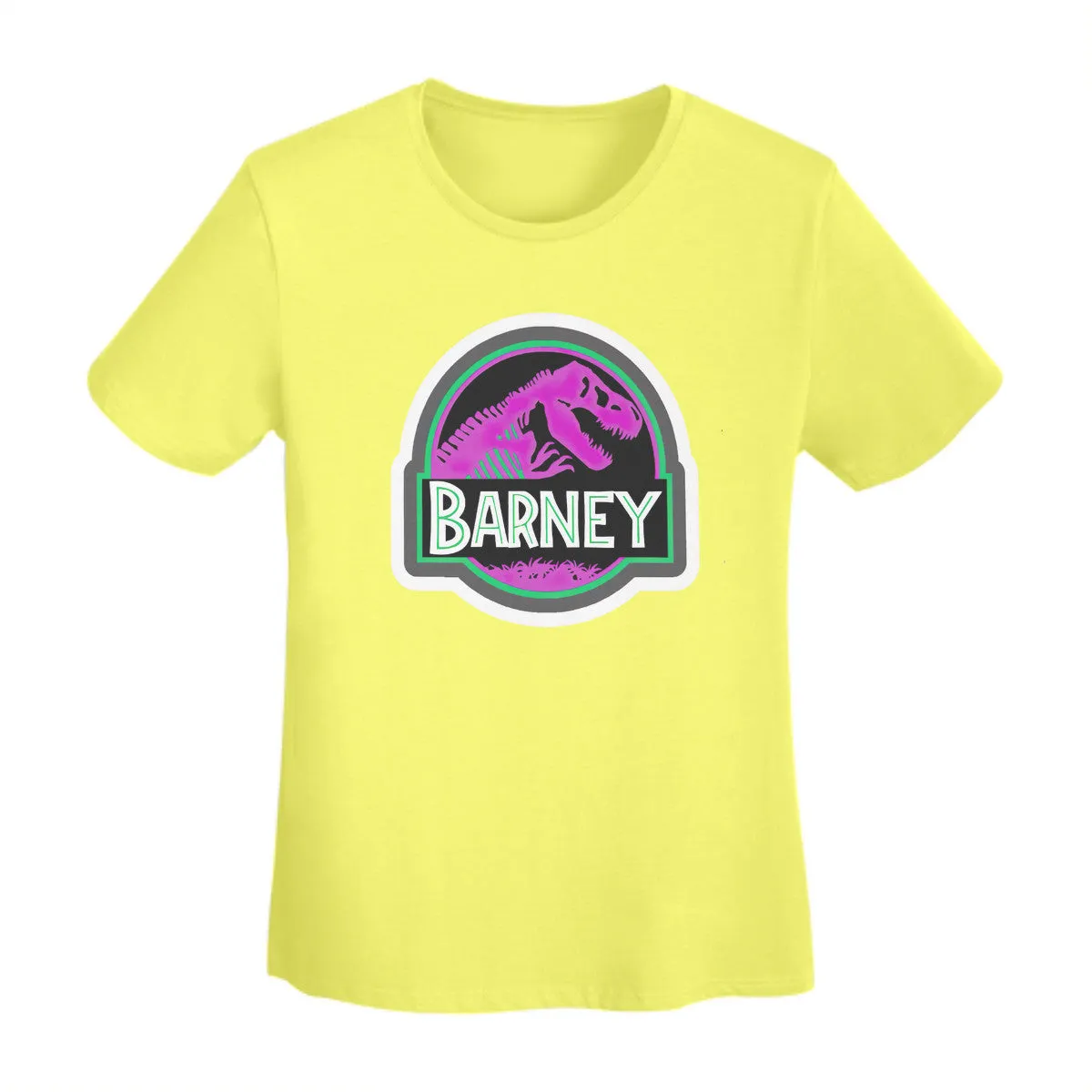 Barney Jurassic Park Logo Women's T-Shirt