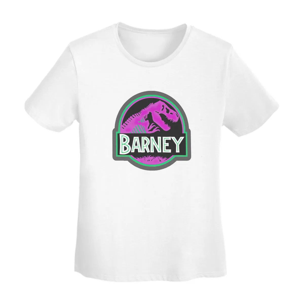 Barney Jurassic Park Logo Women's T-Shirt