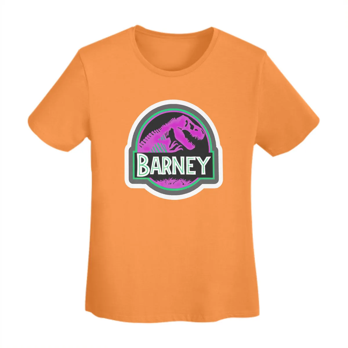 Barney Jurassic Park Logo Women's T-Shirt