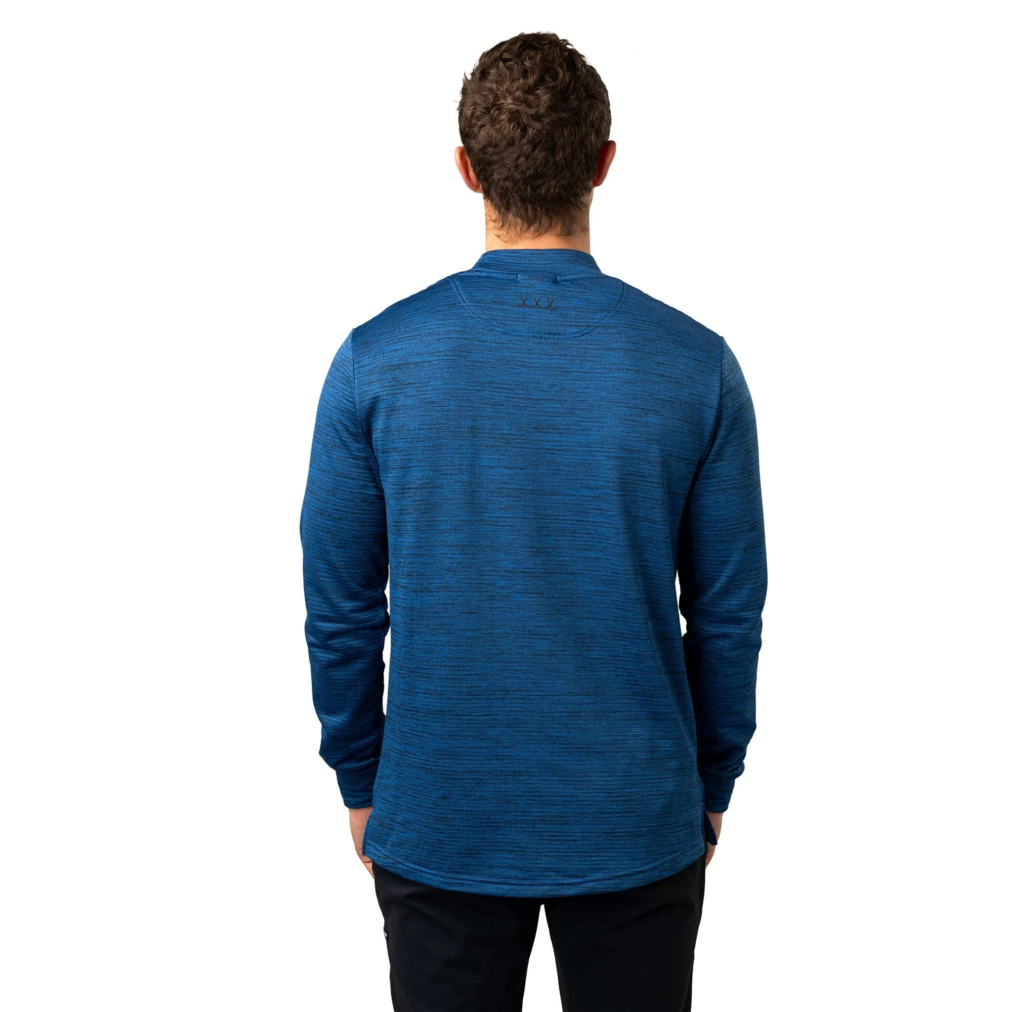 Bauer FLC Mock Neck Long Sleeve - Blue