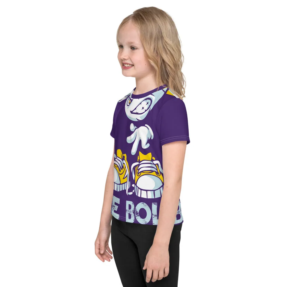 Be Bold - All Over - Purple - Kids T-Shirt