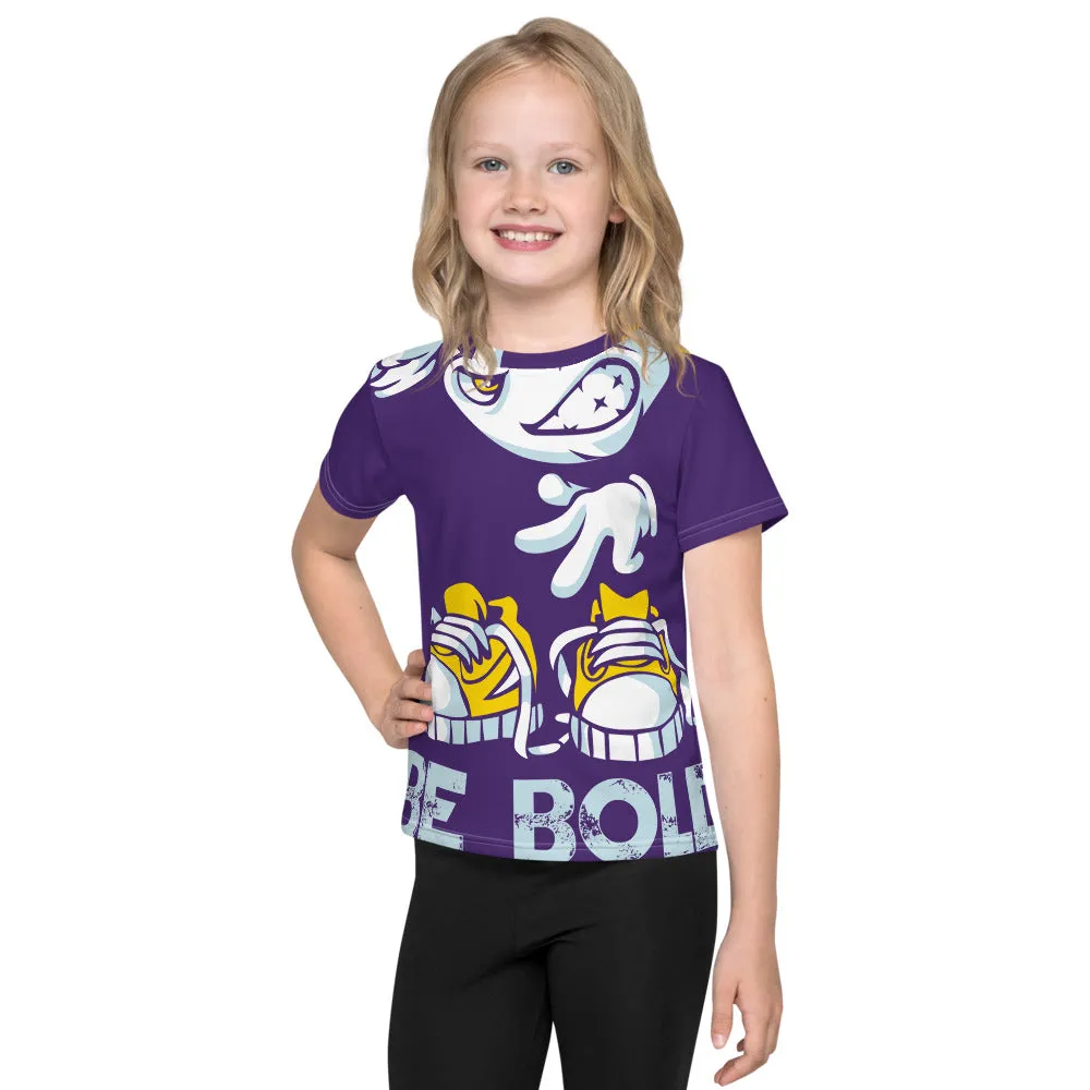 Be Bold - All Over - Purple - Kids T-Shirt