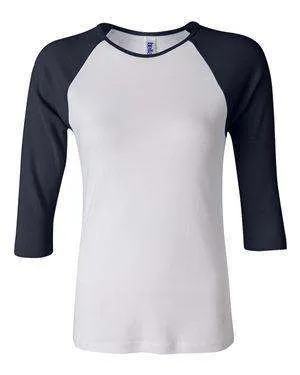 Bella   Canvas Women's Raglan Baseball T-Shirt - 2000