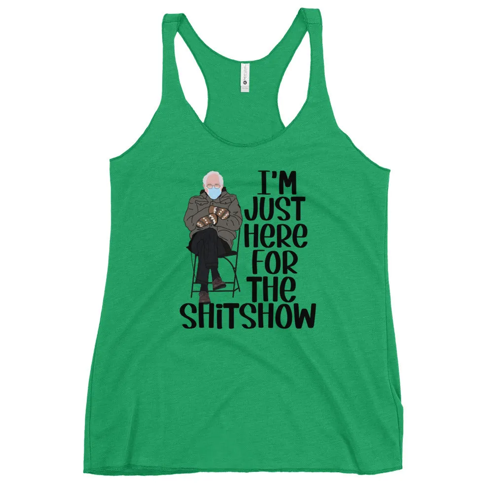 Bernie Sh*t Show Women's Racerback Tank