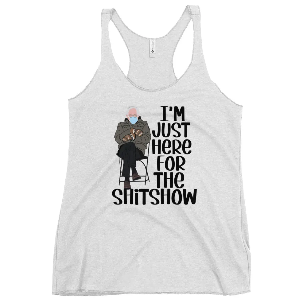 Bernie Sh*t Show Women's Racerback Tank