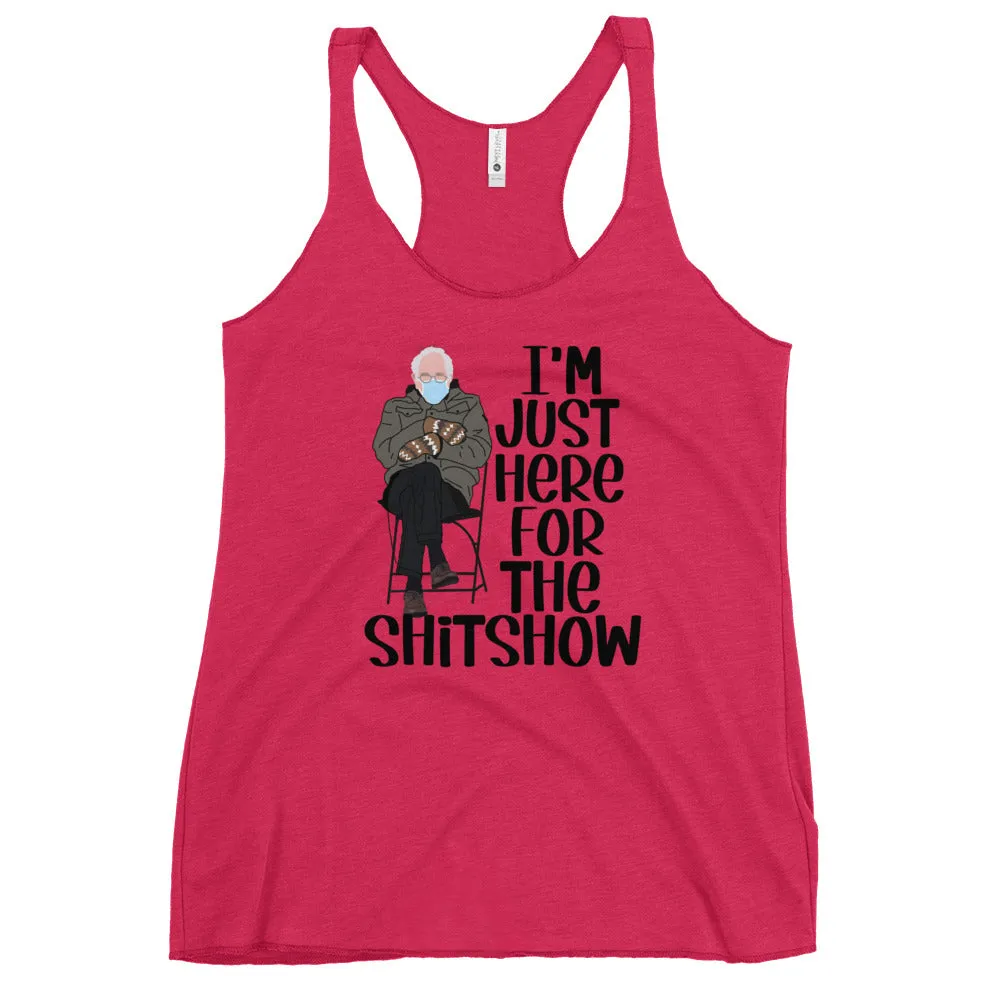 Bernie Sh*t Show Women's Racerback Tank
