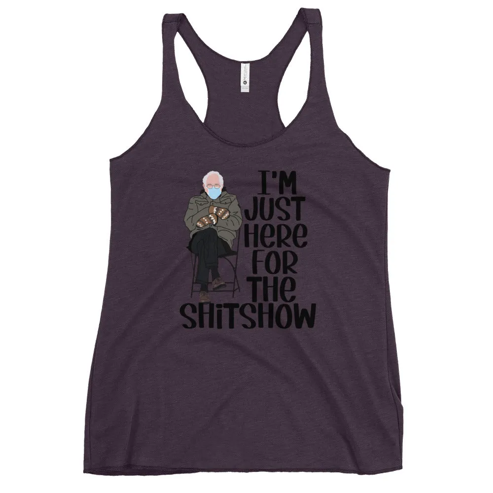 Bernie Sh*t Show Women's Racerback Tank