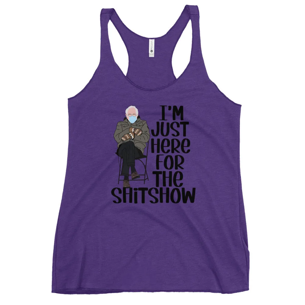 Bernie Sh*t Show Women's Racerback Tank