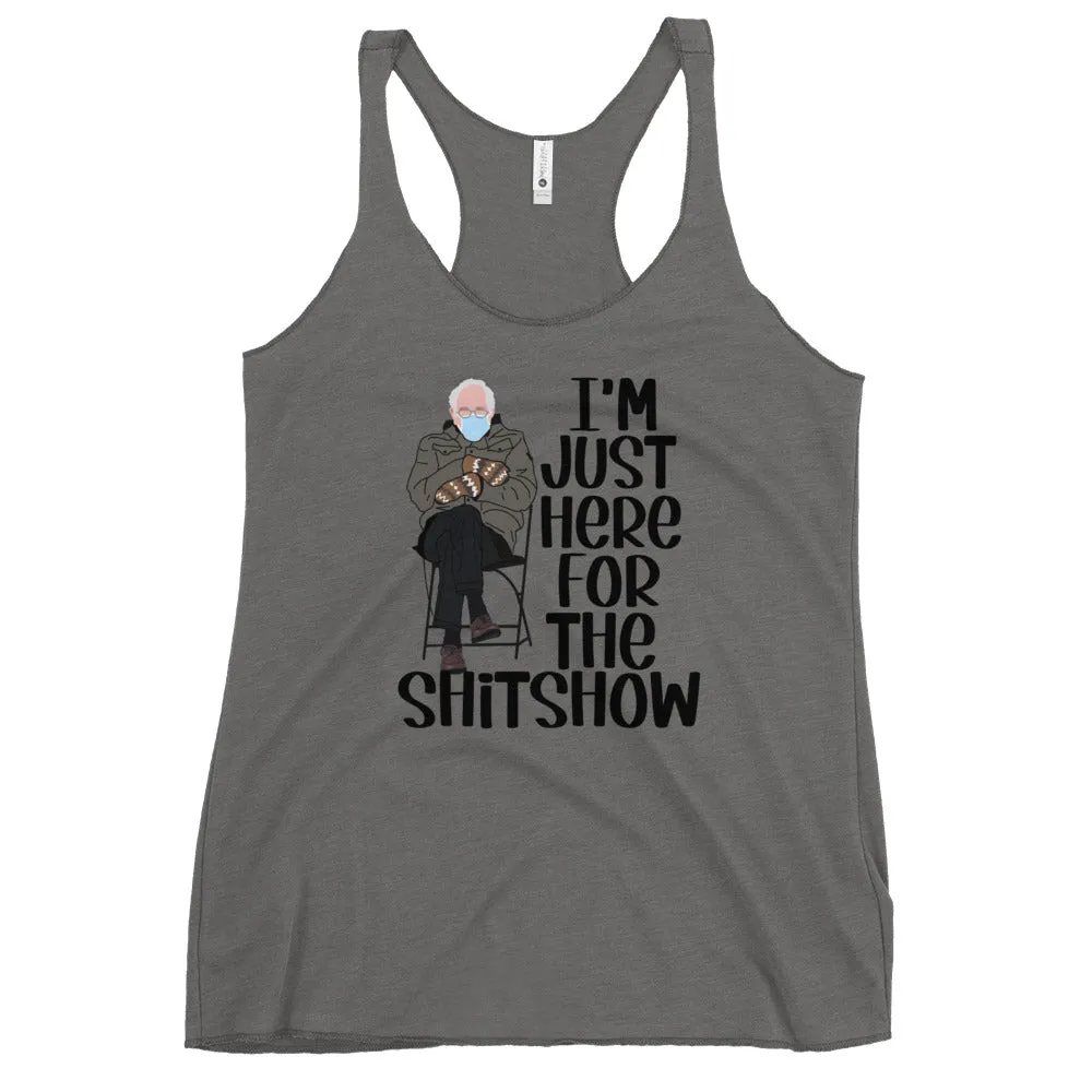 Bernie Sh*t Show Women's Racerback Tank