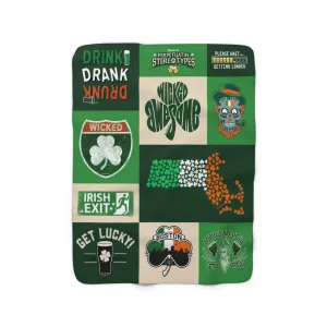 Best Of The Irish Sherpa Fleece Blanket