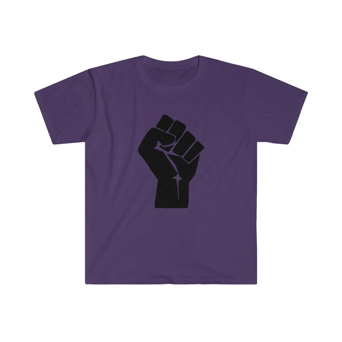 BLACK POWER <br>men's fitted <br>short sleeve tee