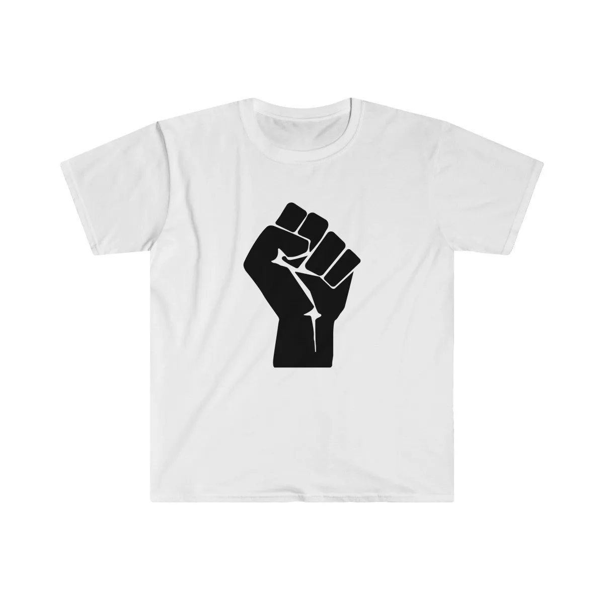 BLACK POWER <br>men's fitted <br>short sleeve tee