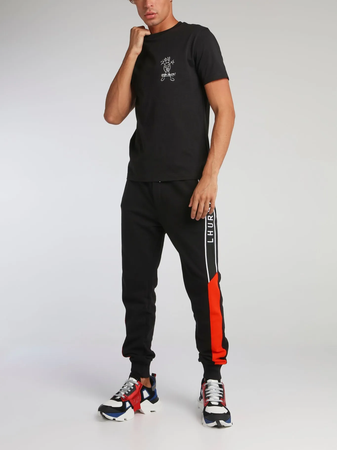 Black Small Monster Pocket T-Shirt