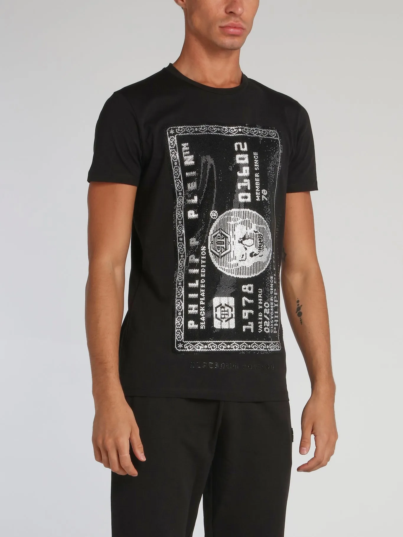 Black Studded Credit Card T-Shirt