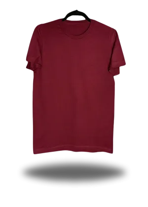 BLANK MAROON CLASSIC TEE