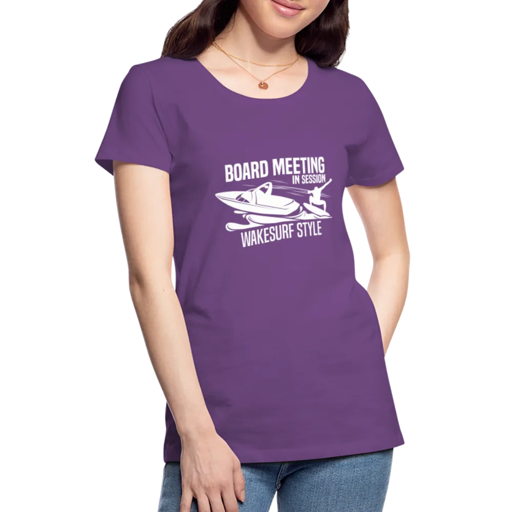 Board Meeting In Session Women’s Premium T-Shirt