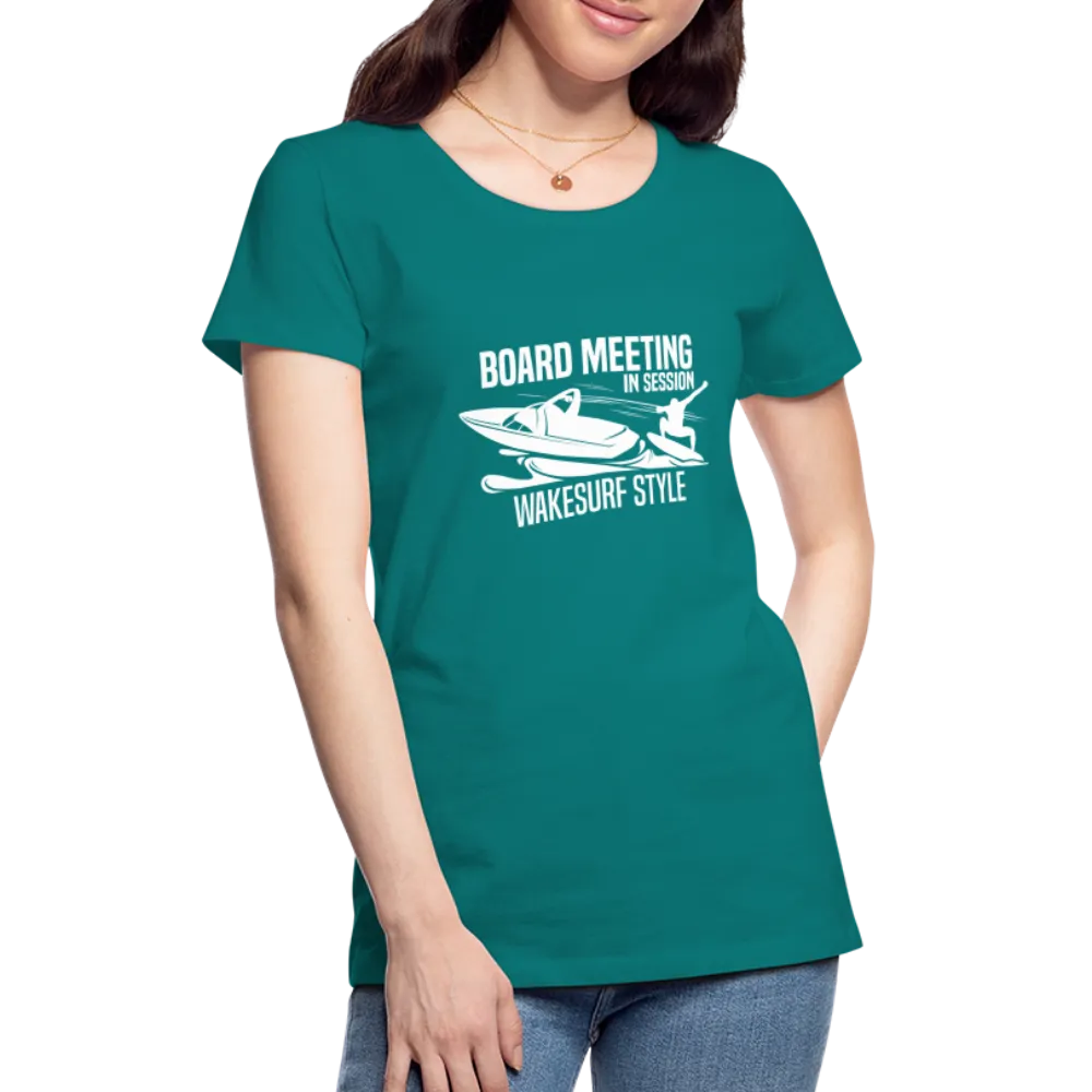 Board Meeting In Session Women’s Premium T-Shirt