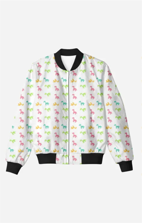 Bomber Jacket (Men) - Dino Be Mine-O