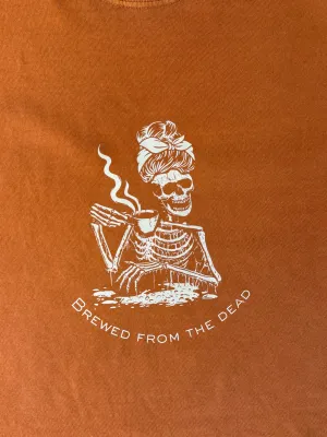 Brewed from the Dead T-Shirt – Mute Orange