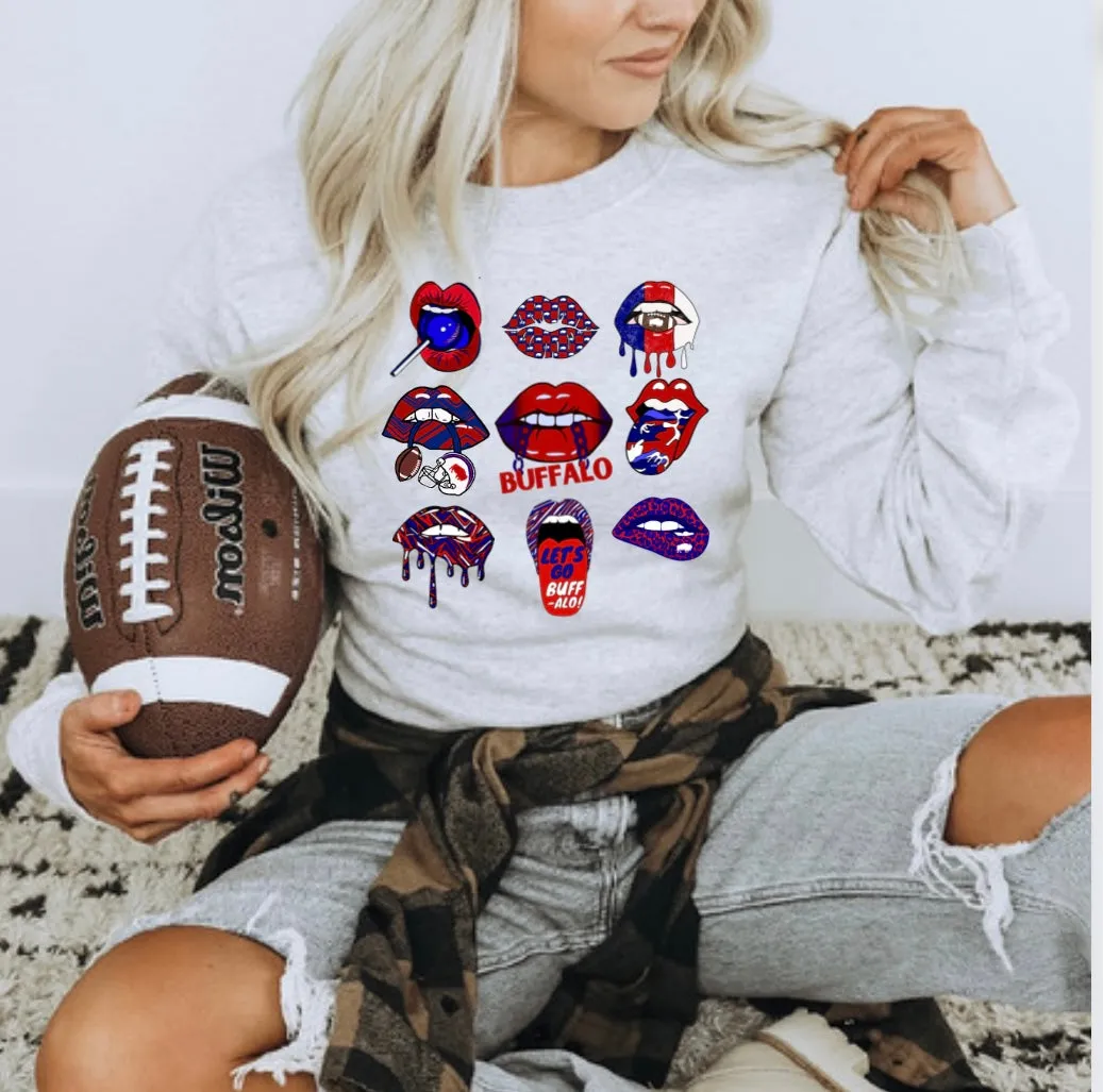 BUFFALO LIP SERIES Crew / T-shirt