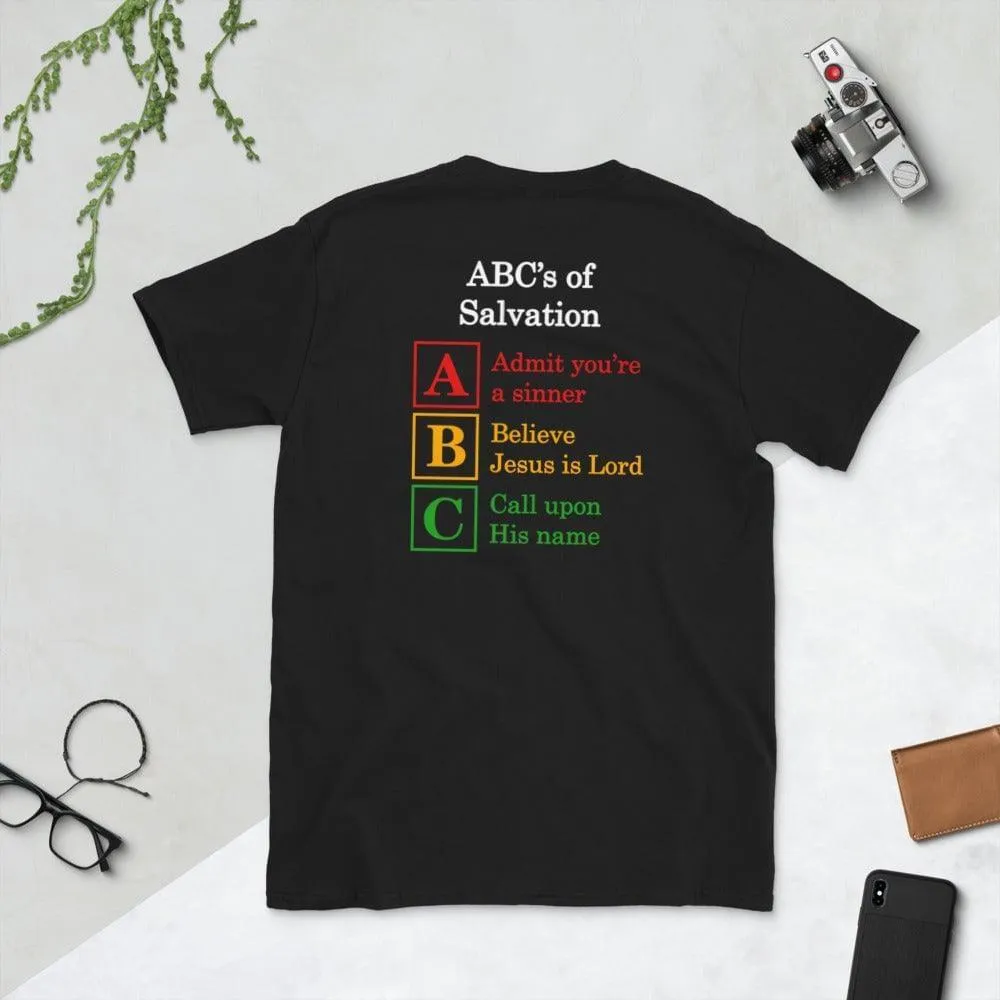 But God with ABC's of Salvation 2-Sided T-Shirt