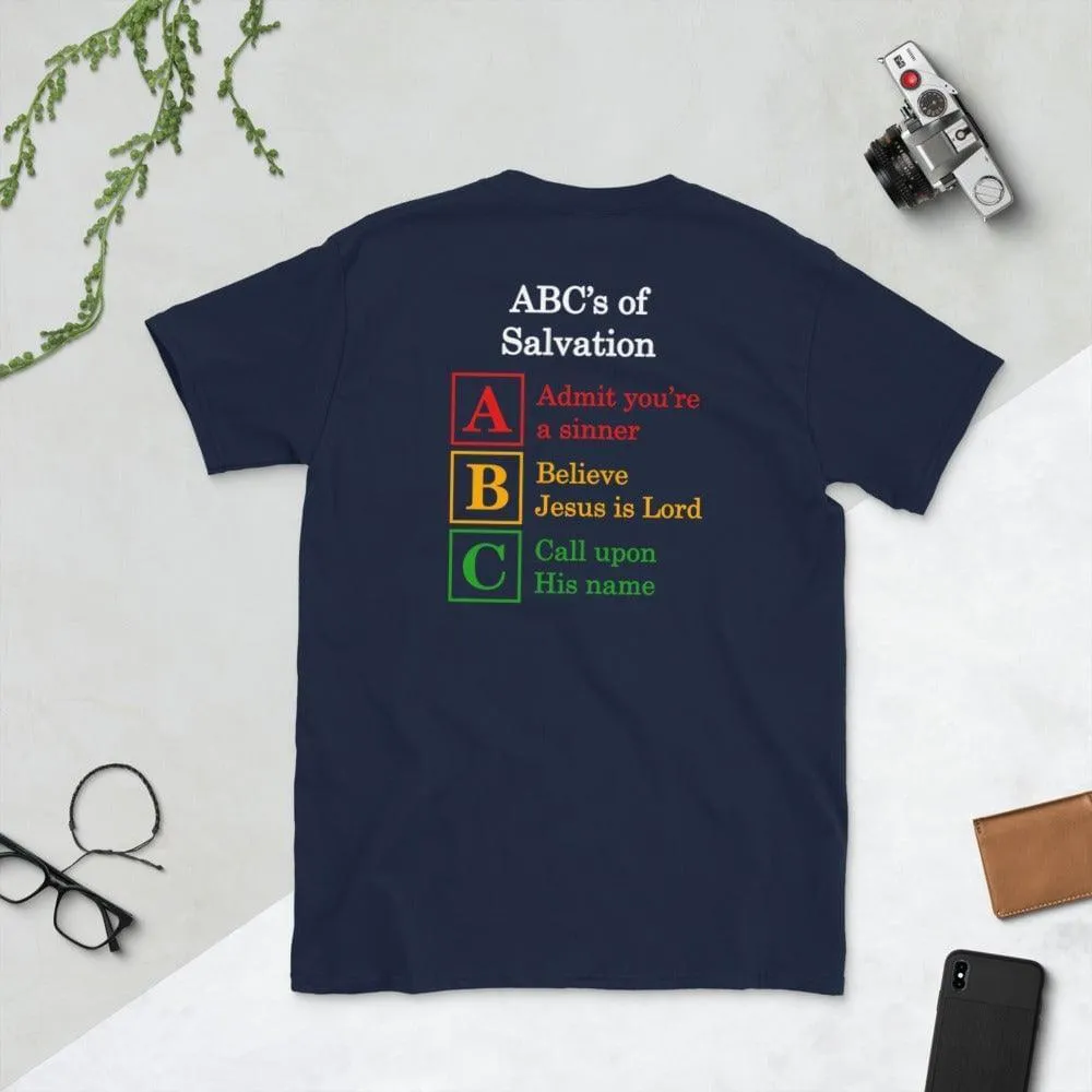 But God with ABC's of Salvation 2-Sided T-Shirt