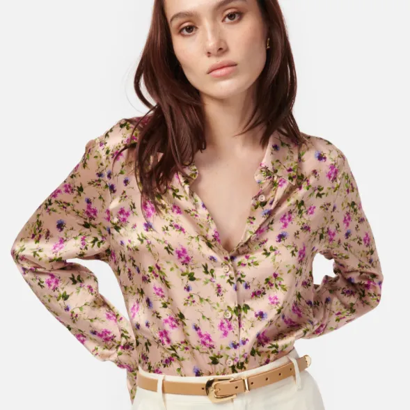 Cami NYC Crosby Blouse Spring Geranium