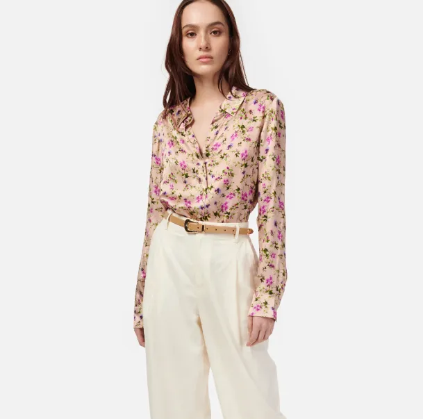 Cami NYC Crosby Blouse Spring Geranium