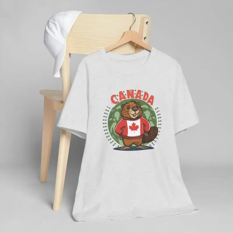 Canada Day Cozy Beaver Tee Unisex Jersey