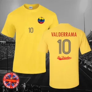 Carlos Valderrama Colombia Football T-shirt
