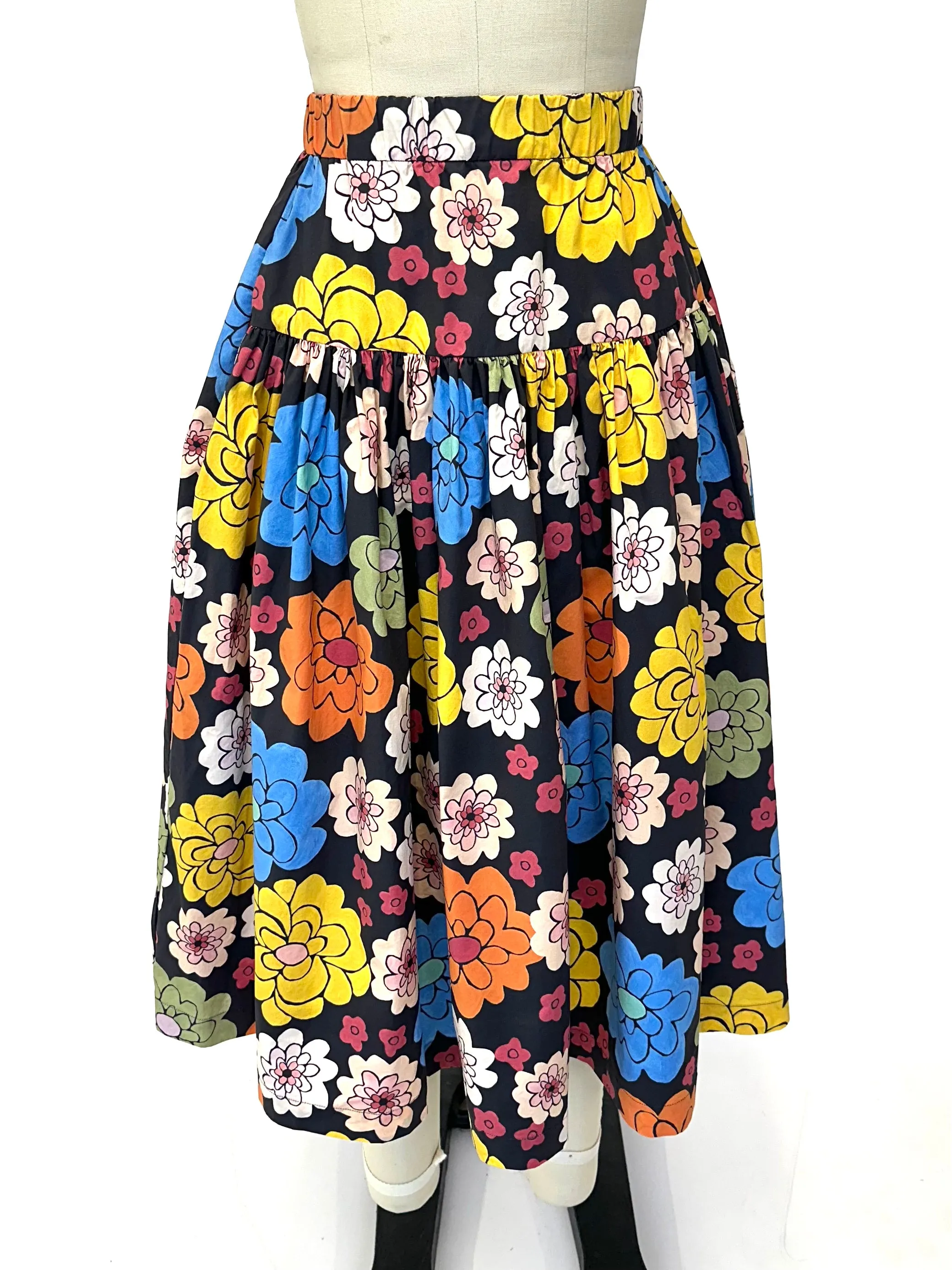 Casey Casey Floral Cotton Skirt