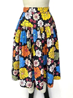 Casey Casey Floral Cotton Skirt