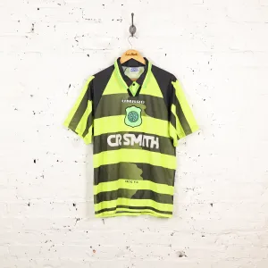 Celtic 1996 Umbro Away Football Shirt - Green - L