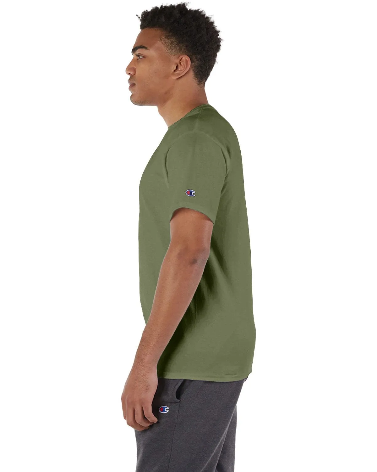 Champion Cotton T-Shirt | Fresh Olive