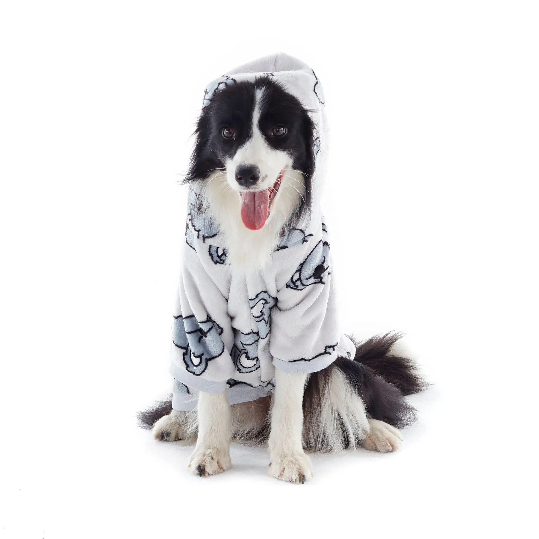Charlie's Uggo Bearly Awake Dog Hoodie Extra Small