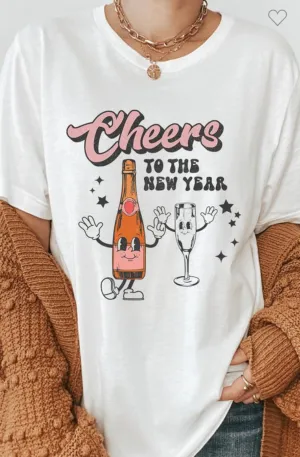 Cheers New Year’s Graphic Tee