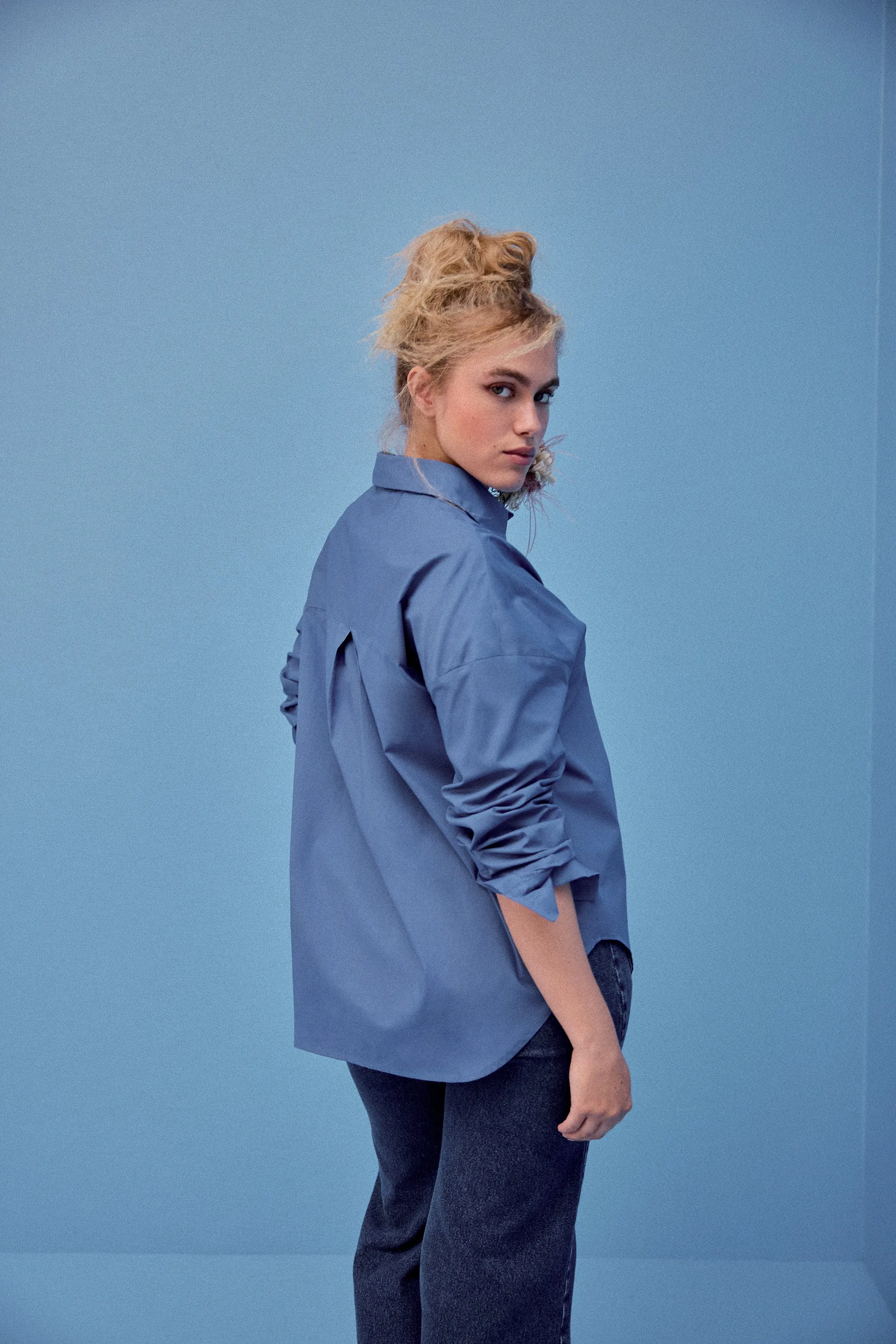 CHEMISE OMER BLEU CERULEEN