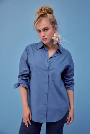 CHEMISE OMER BLEU CERULEEN