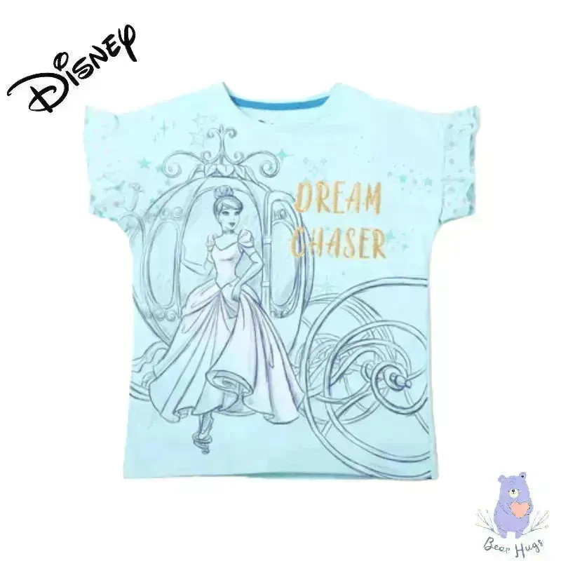 Cinderella Print Round-Neck T-shirt