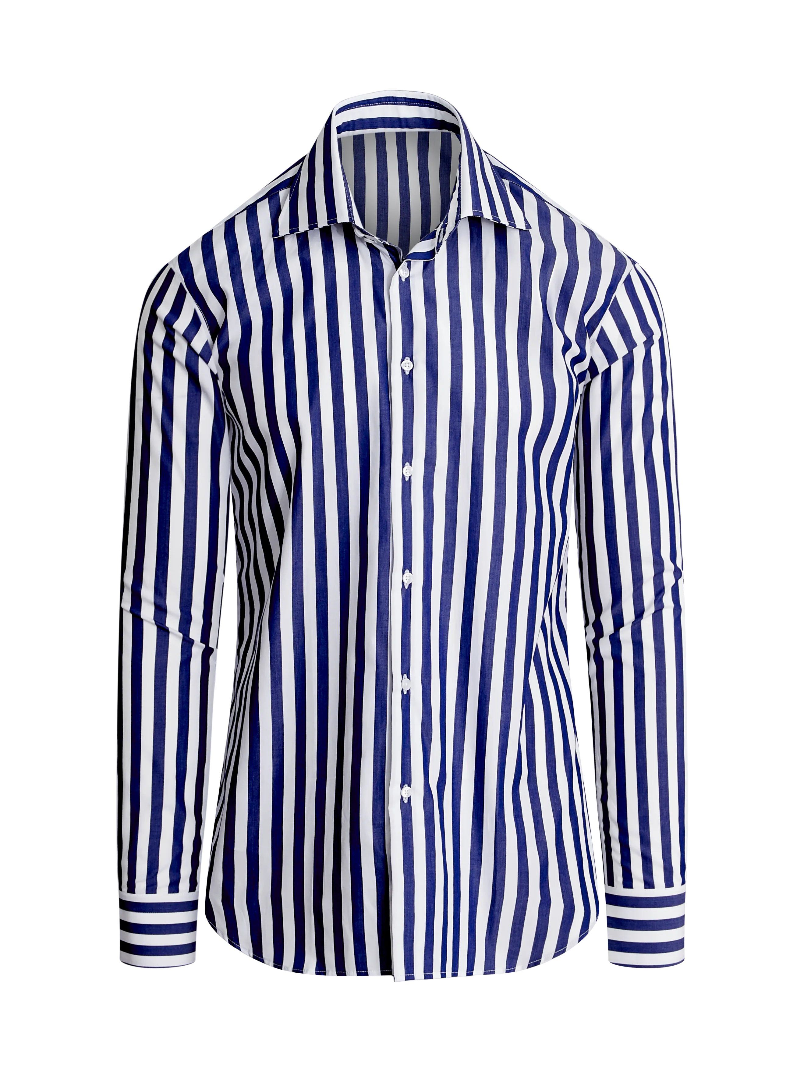 Classic Shirt in Blue Bold Stripe