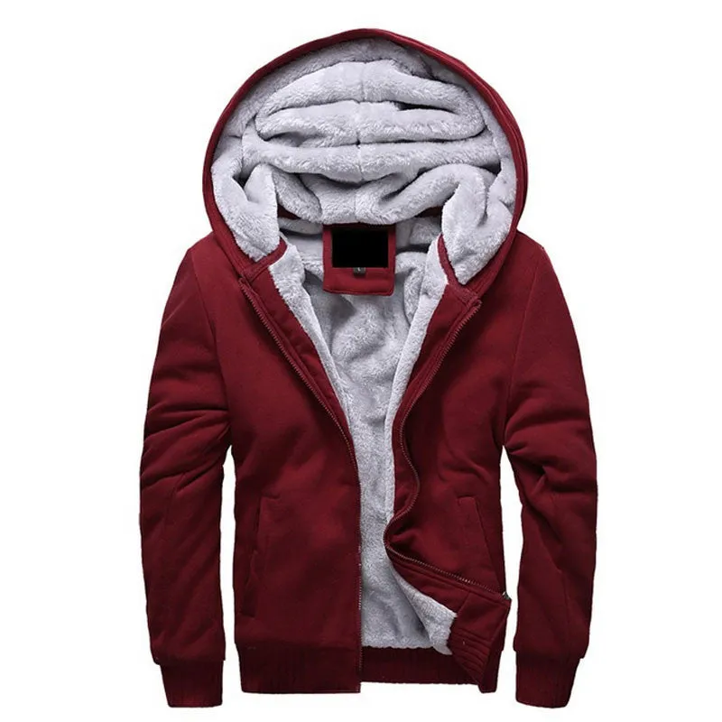 Clothing Mens Hooded Hoodies Men Sweatshirt Fashion Hoody Thick Warm Hoodie Cotton Slim Male Coat Outerwear Plus Size