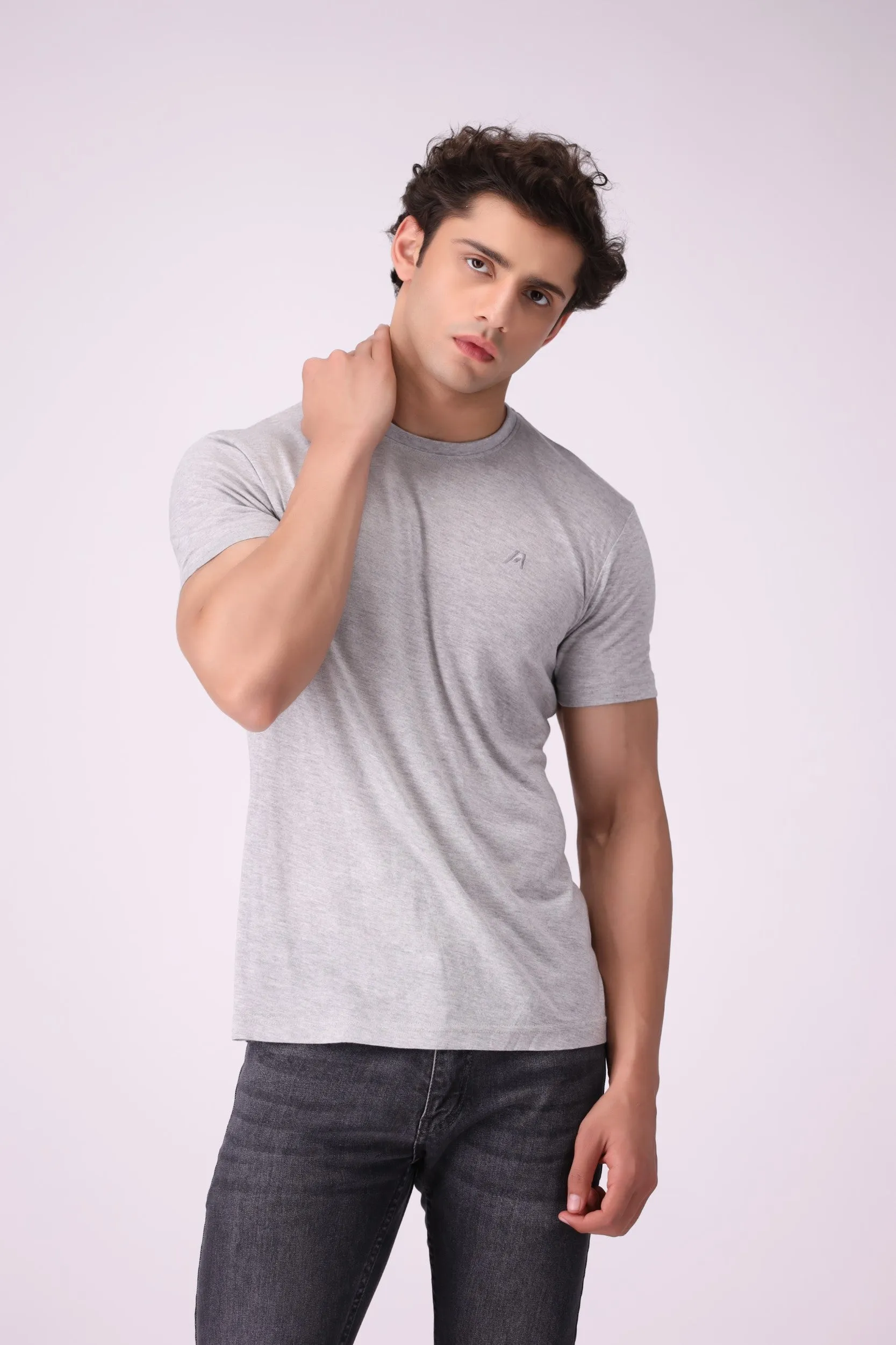 CloudSoft Ash-Grey T-Shirt