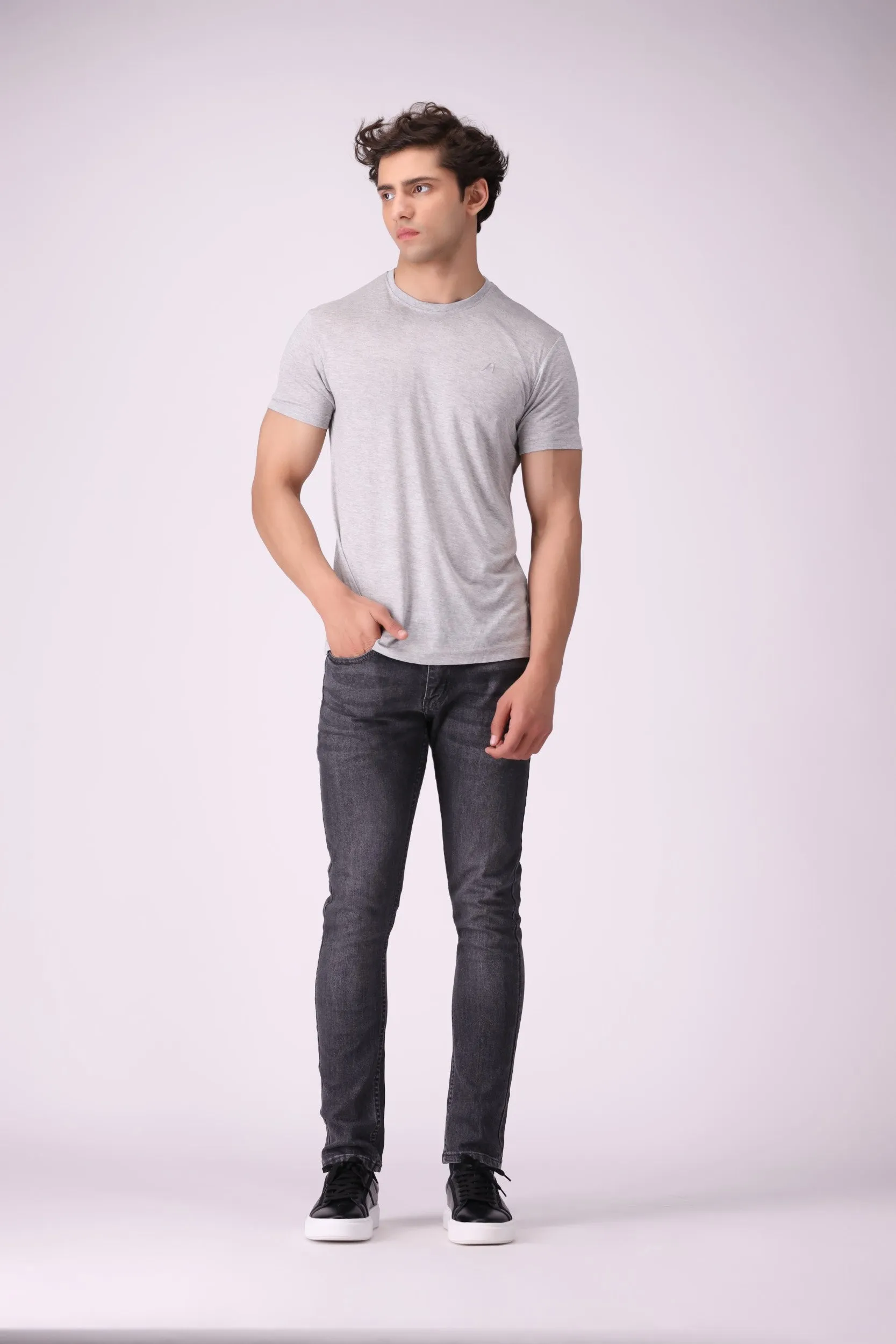 CloudSoft Ash-Grey T-Shirt