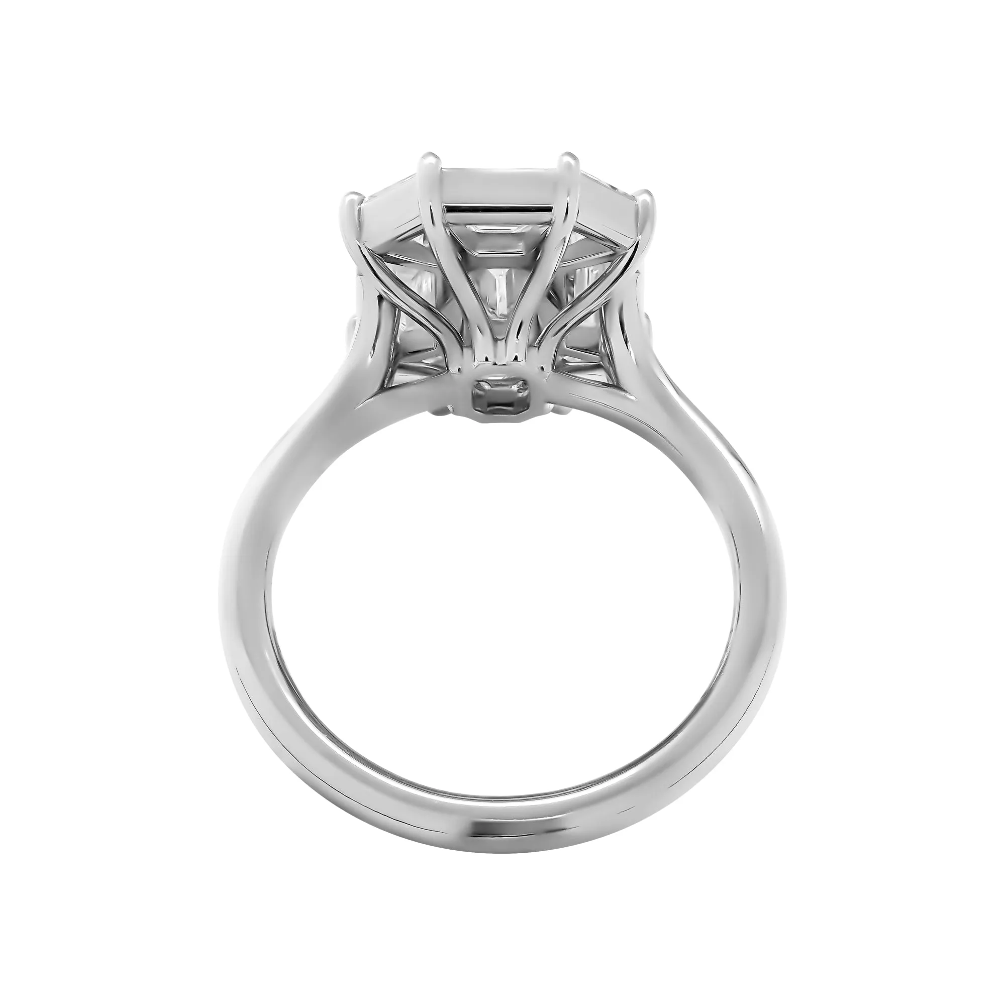 Cocktail Ring with Pie Cut Emerald Diamond 2.20ct