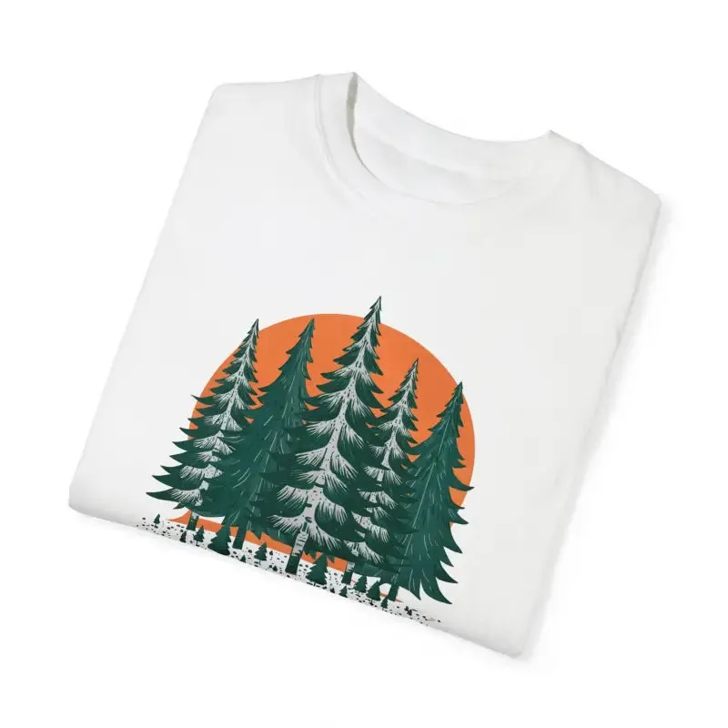 Comfy Conifer Trees Forest t Shirt