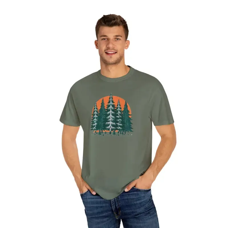 Comfy Conifer Trees Forest t Shirt