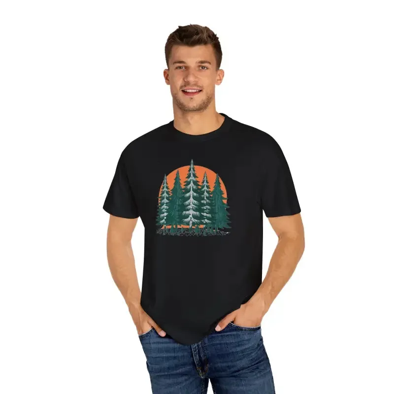 Comfy Conifer Trees Forest t Shirt