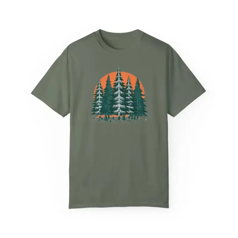 Comfy Conifer Trees Forest t Shirt