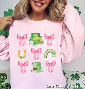 Coquette St Patricks Day Theme Tee or Sweatshirt